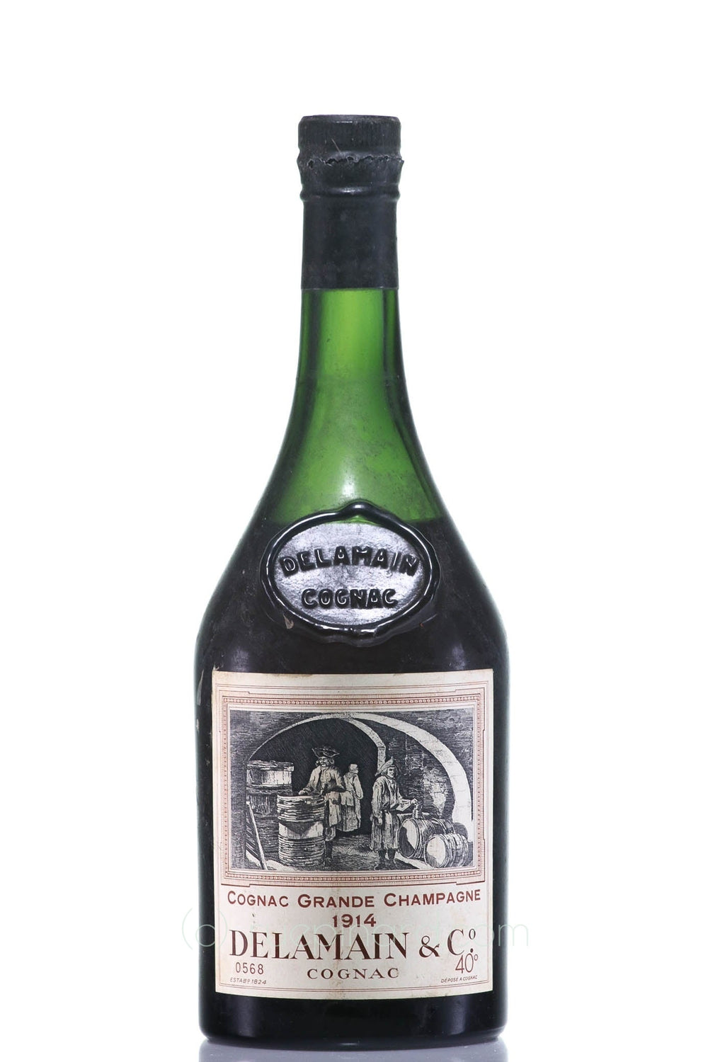 Delamain Grande Champagne Cognac 1914 No. 0568 Bottle - Rue Pinard