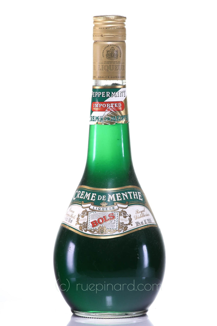 Bols Crème de Menthe 1980 Liqueur - Rue Pinard