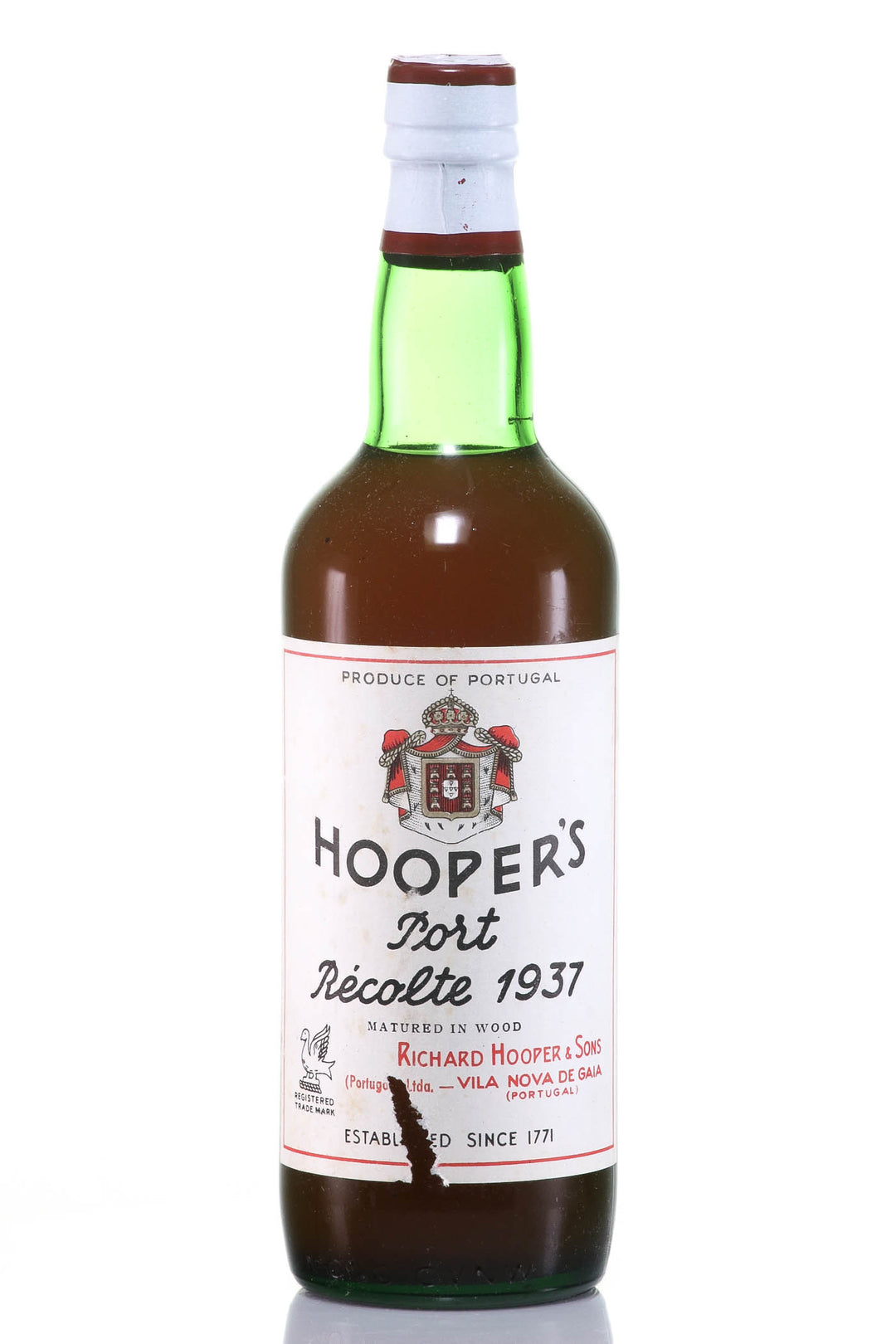 1937 Richard Hooper Port – Aged Wood from Vila Nova de Gaia