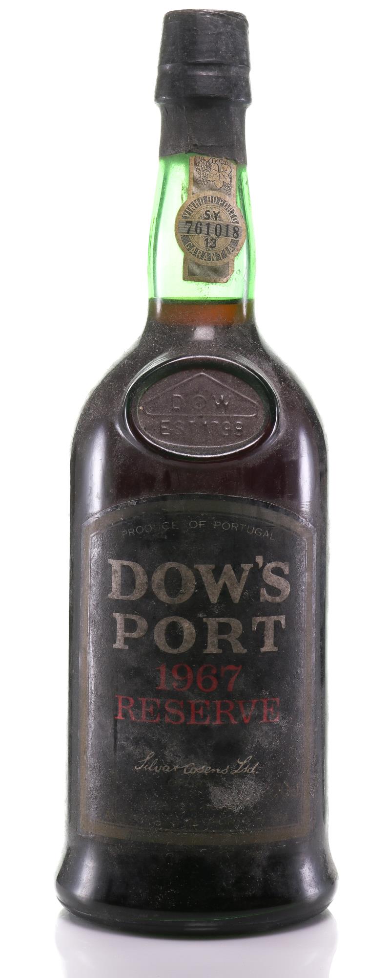 1967 Dow Porto Vintage Reserve Cognac - Rue Pinard