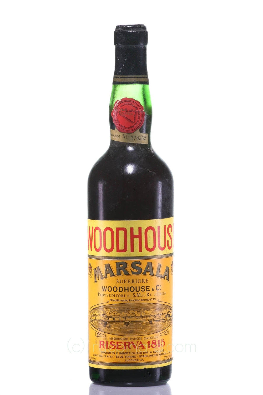 Woodhouse & Co. Riserva Superiore Marsala Serie A/57 No. 278352 1815 Vintage - Rue Pinard