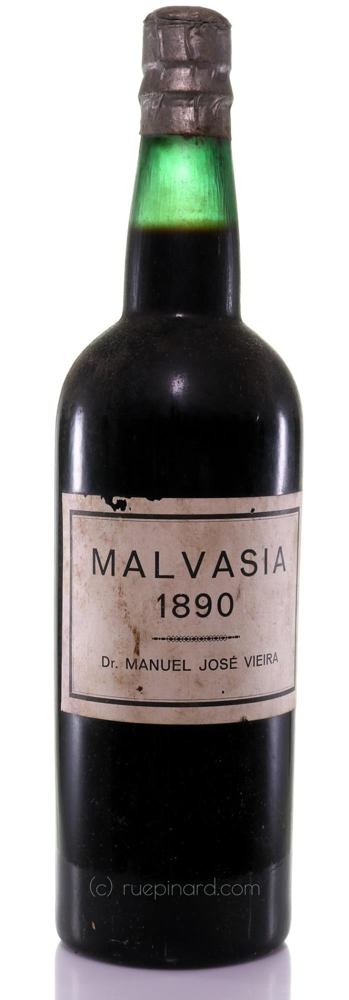 1890 Vieira Madeira Dr. Manuel José Malvasia Rare Vintage Spirit - Rue Pinard