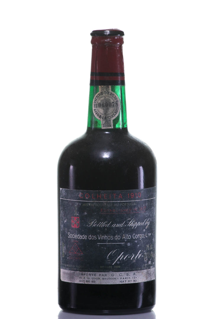 1910 Sociedade Vinhos Alto Corgo Port 1980 Vintage