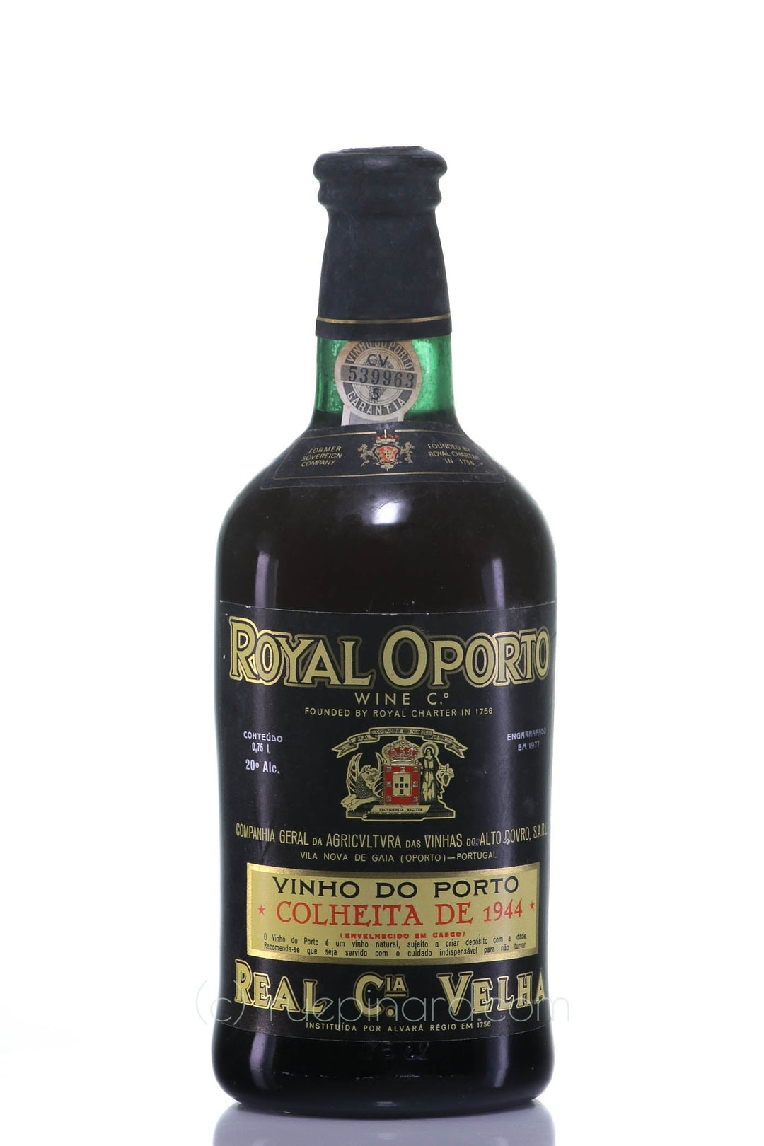 Royal Oporto 1944 Colheita Port - Aged & Bottled 1977 - Rue Pinard