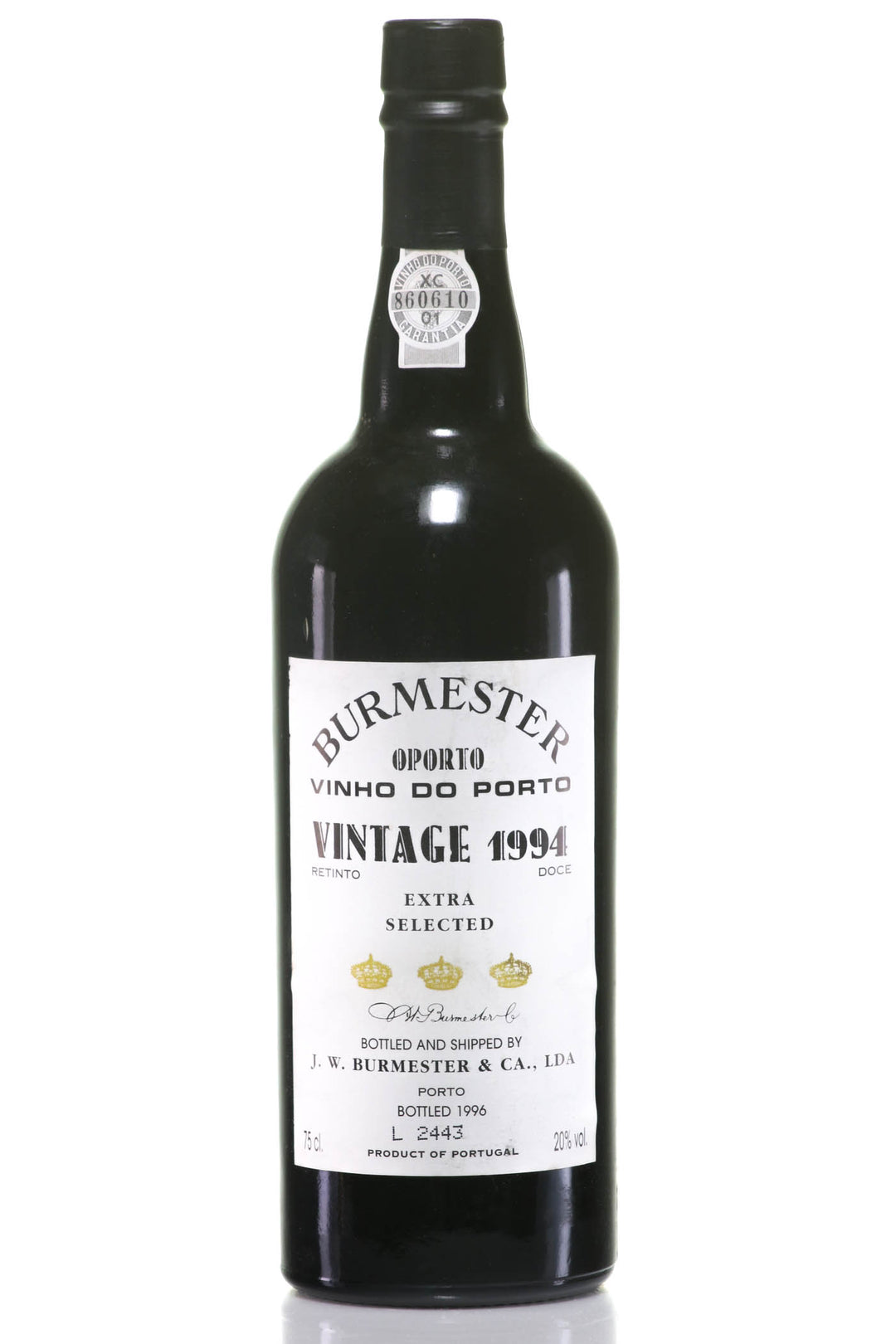 Burmester & Co J.W. Vintage Port 1994 - Extra Selected Port 1996