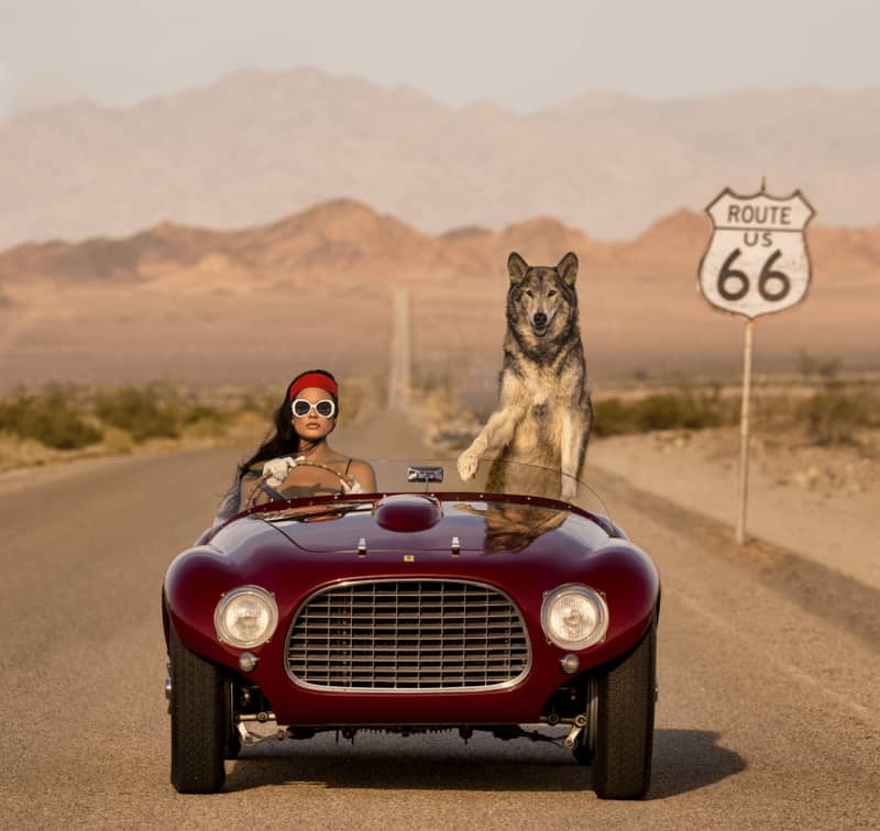 David Yarrow - Ferrari (Colour) (2023)