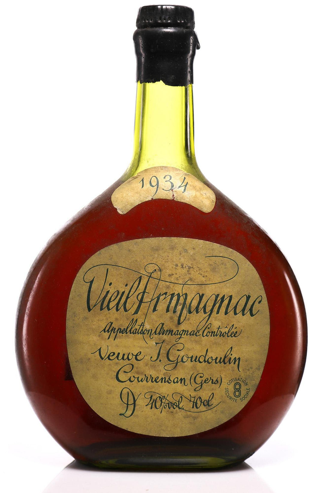 1934 Veuve J. Goudoulin Vintage Armagnac