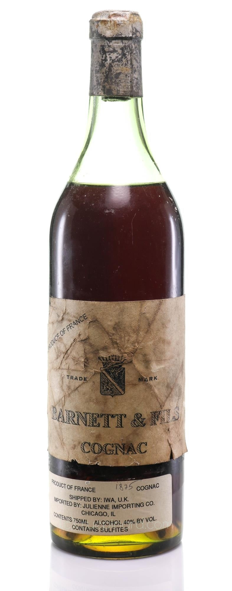 Barnett & Fils Fine Champagne Cognac 1875 - Imported from France - Rue Pinard