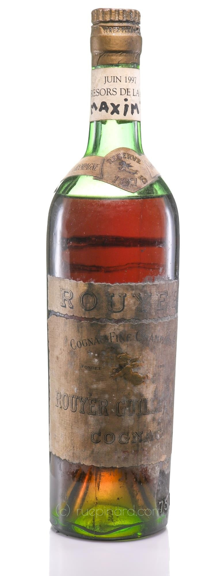 Rouyer Guillet & Co. 1875 Cognac Grande Fine Champagne (Auctioned at Maxim's June 1997) - Rue Pinard