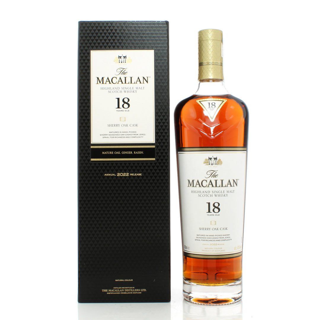 Macallan 18 Years Sherry Oak Cask Release 2022