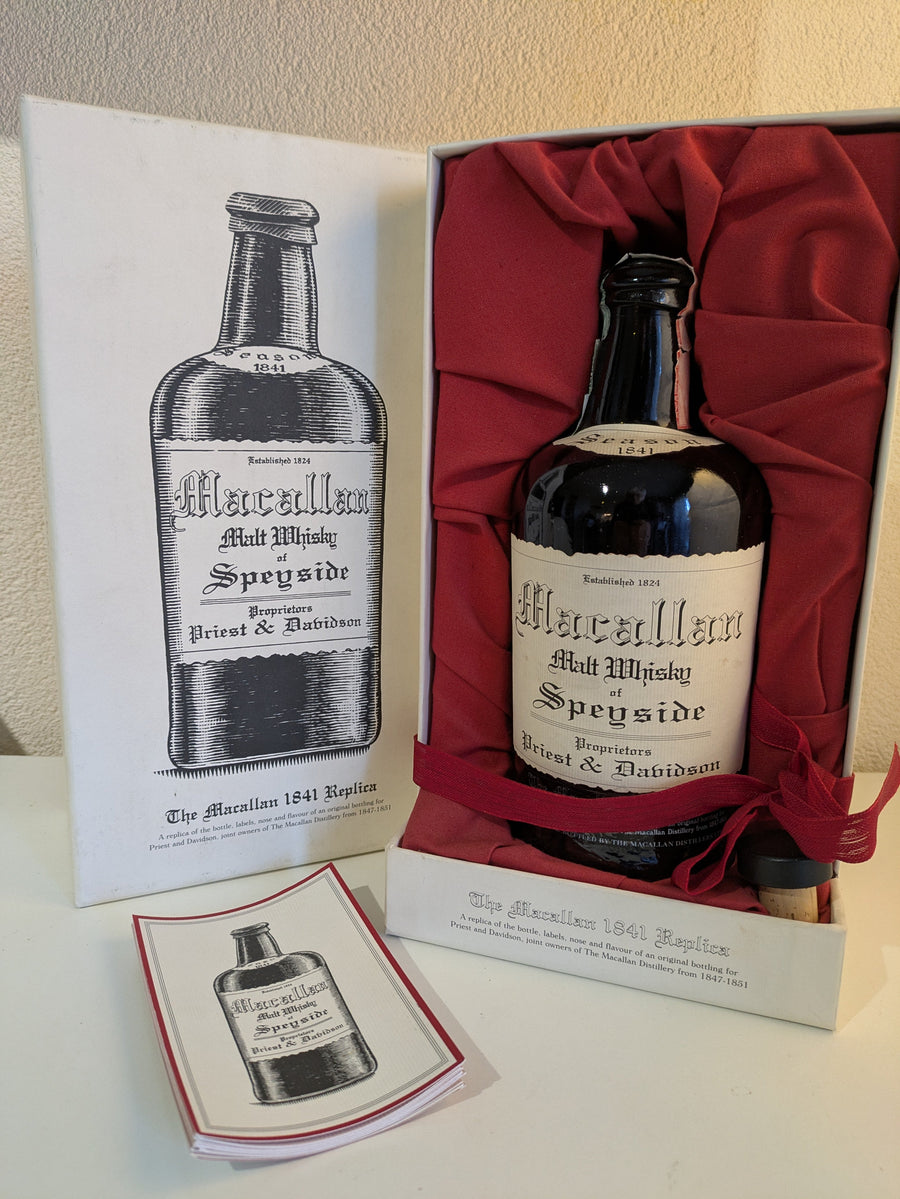 Macallan Malt Whisky Speyside 1841 - Rue Pinard Europe