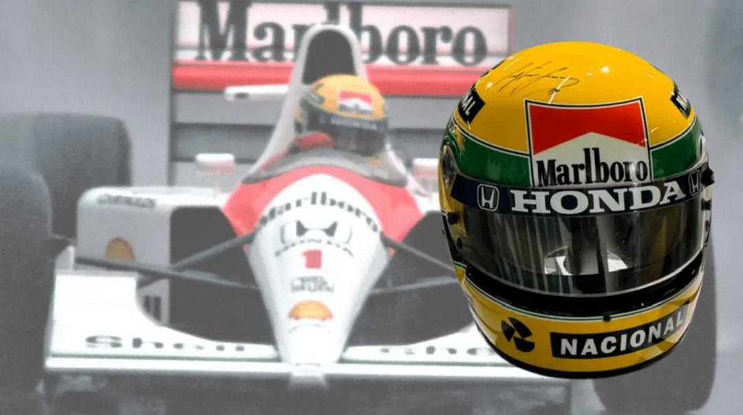 Ayrton Senna: 1989 McLaren Helmet - Australian GP - signed