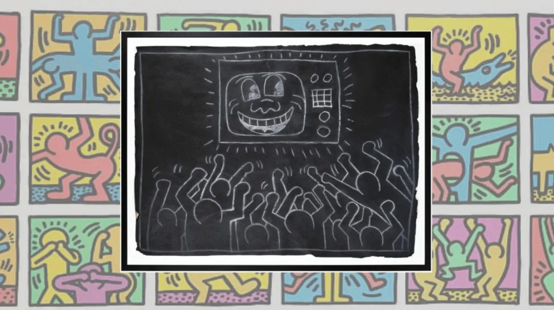 Keith Haring - Subway Drawing (1984)
