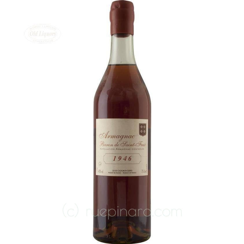 Armagnac 1946 Baron de Saint-Feux - LegendaryVintages