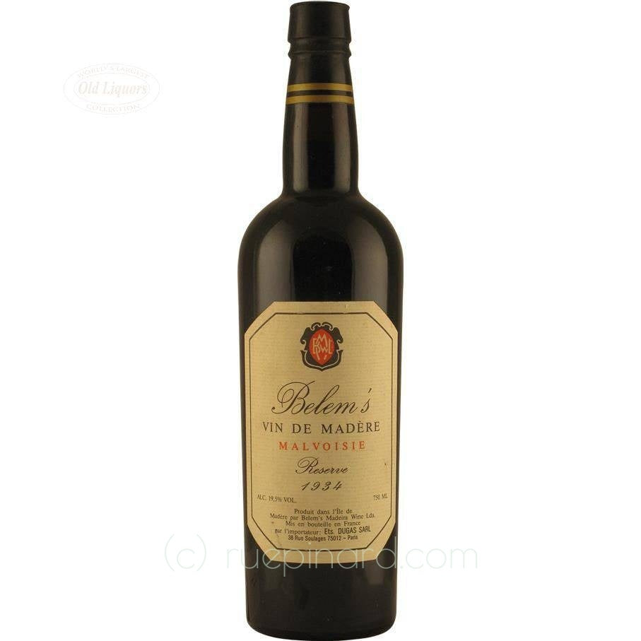 Madeira 1934 Belem's - LegendaryVintages