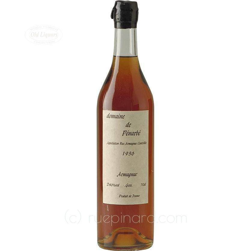 Armagnac 1936 Domaine de Pénarbé - LegendaryVintages