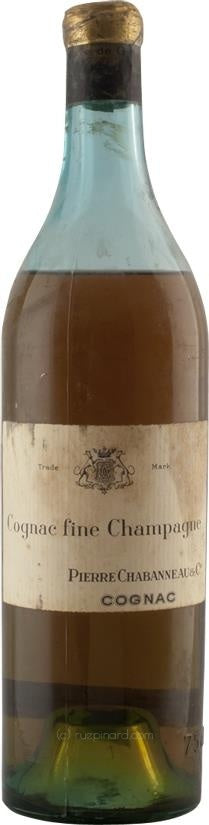 Pierre Chabanneau & Co Cognac 1885 Fine Champagne - Rue Pinard