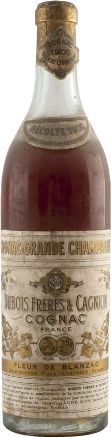 1900 Dubois Frères Grande Champagne Cognac - Rue Pinard