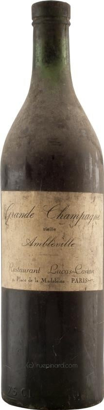 Restaurant Lucas-Carton 1900 Grand Champagne Cognac - Rue Pinard