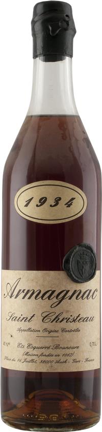 1934 Saint Christeau Armagnac - Esquerré Bounoure Vineyard