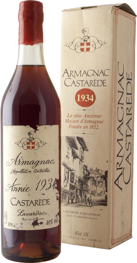 1934 Castarède Armagnac - A Timeless Vintage Experience