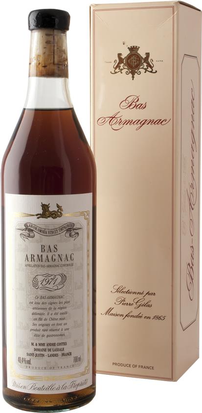 Domaine de Lassale Armagnac 1971 - Bottle No. 177