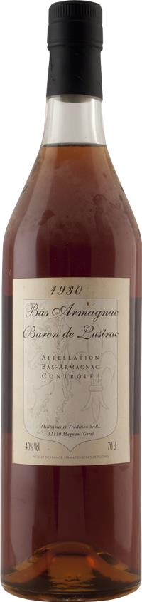 Baron de Lustrac Armagnac 1930