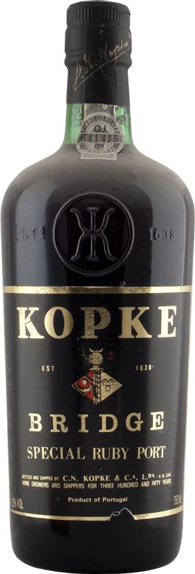 Kopke Bridge Ruby Port NV - Exceptional Ruby from the Bridge Region