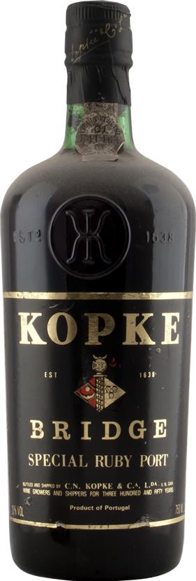 Kopke Bridge Ruby Port NV - Exquisite Ruby Wine from the Bridge Region