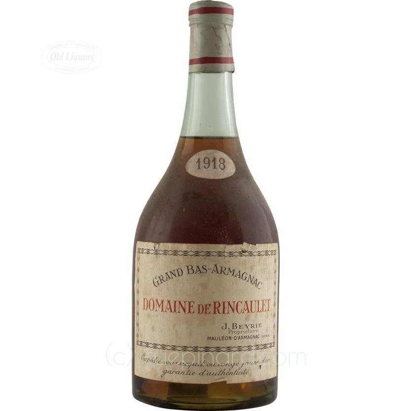 Armagnac 1918 Domaine Rincaulet SKU 4204