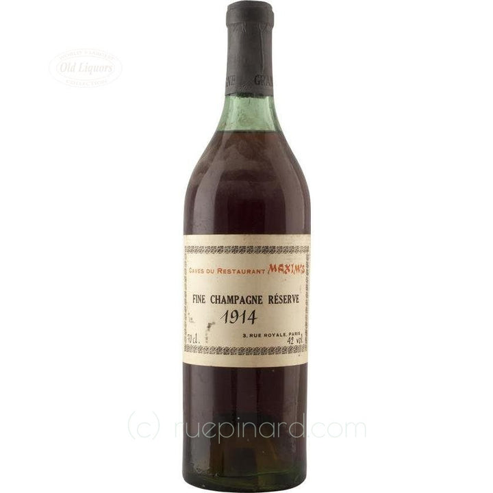 Cognac 1914 Maxim Caves Restaurant SKU 4567