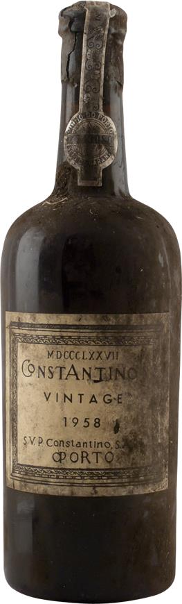 1958 Constantino Vintage Port - Exquisite Oporto Red Wine