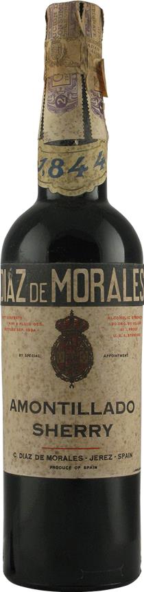 Diaz de Morales C 1844 Amontillado Sherry