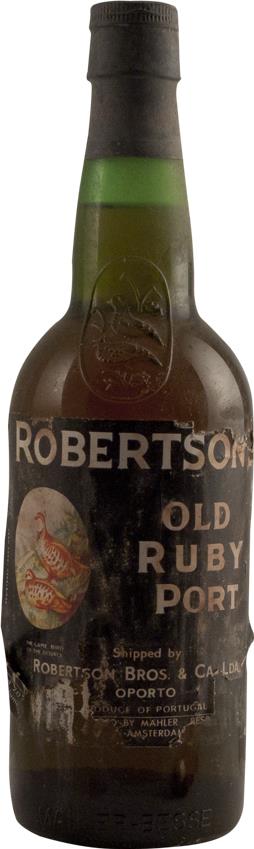 Robertson's Old Ruby Port NV (1980s)