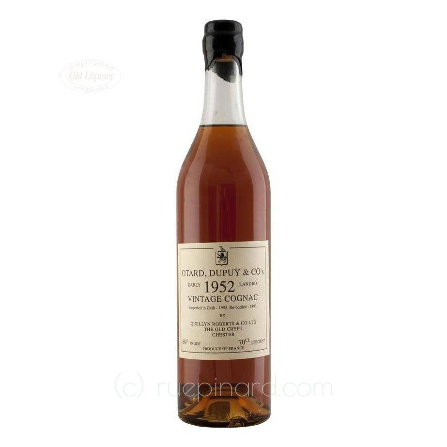 有名ブランド Otard Exquisite and Rare - Cognac Vintage 1952 Co & Dupuy その他