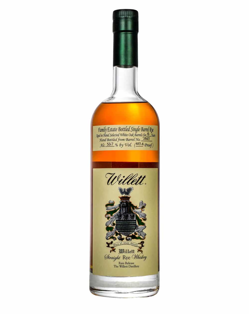 Willett Family Estate Bottled Single-Barrel 6 Year Old Straight Rye Whiskey - Rue Pinard